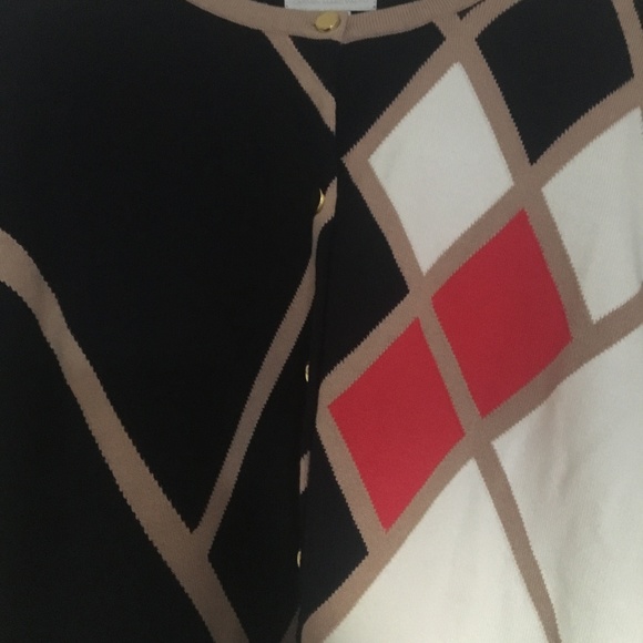 NWT XL Carmen Marc Valvo Button up Sweater - Picture 2 of 5